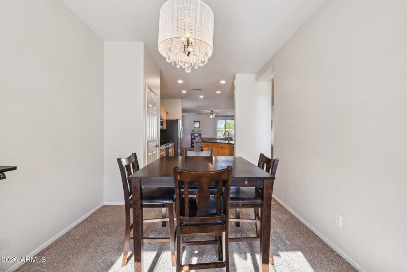 Dining to Kitchen – Open flow