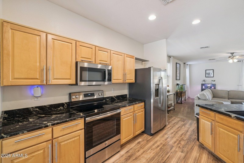 Kitchen View – Island + sink