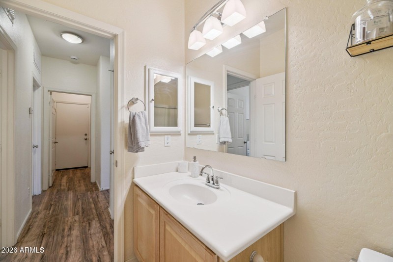 Vanity Area – Single sink