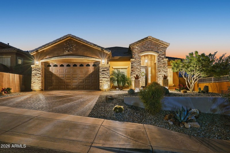 Front of Home Twilight