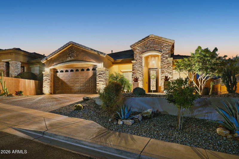 Front of Home Twilight