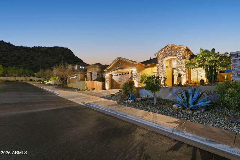 Front of Home Twilight