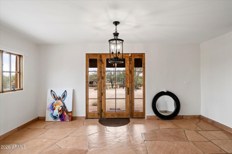 Dining Area With French Doors