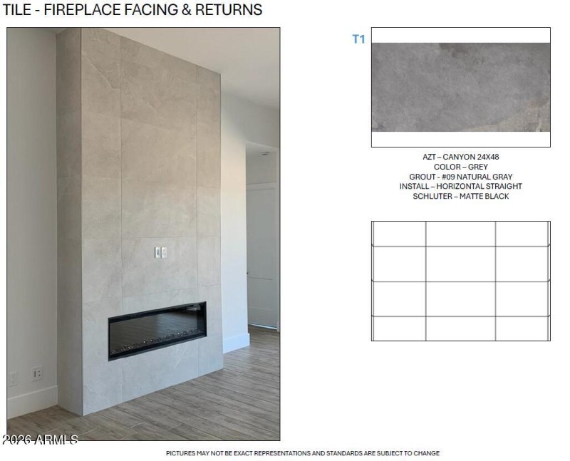 Tile Fireplace