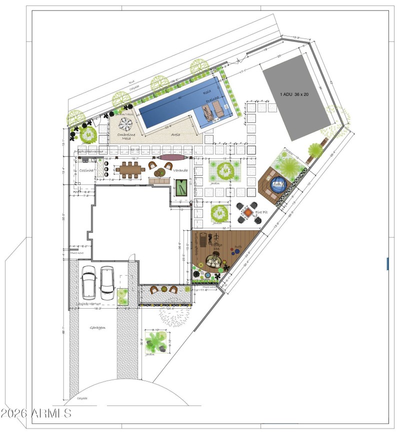 House Plan V2 - 1 ADU