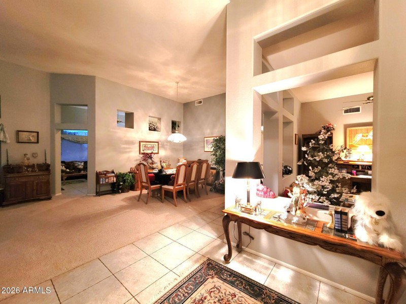 Foyer to 1st great room