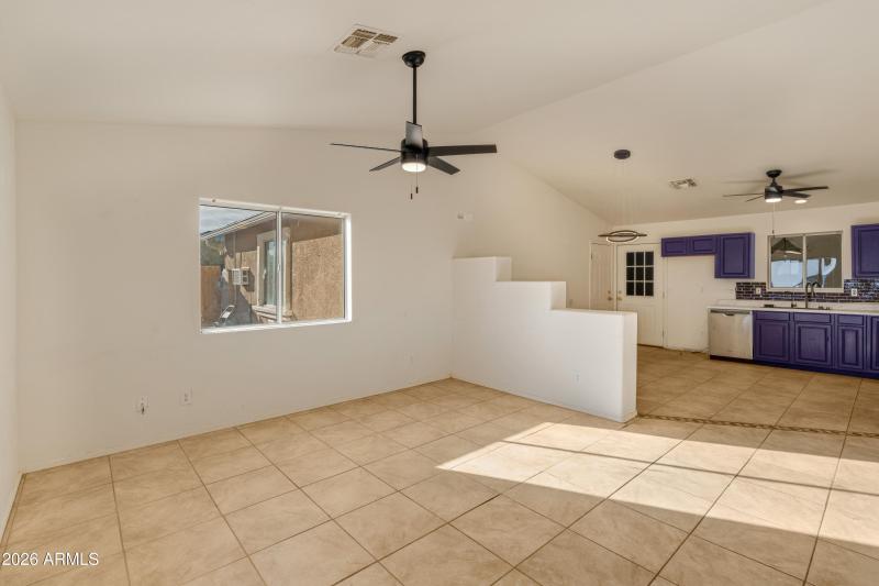 Living Room and dining room