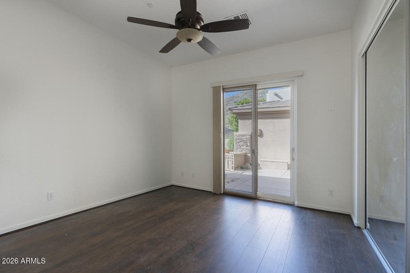 Second bedroom out to courtyard