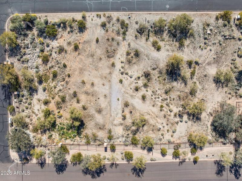 Drone View of .91 Acre Lot