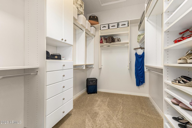 'Hers'- Walk-in Closet