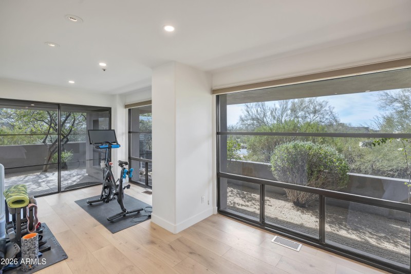 Master sitting or exercise room