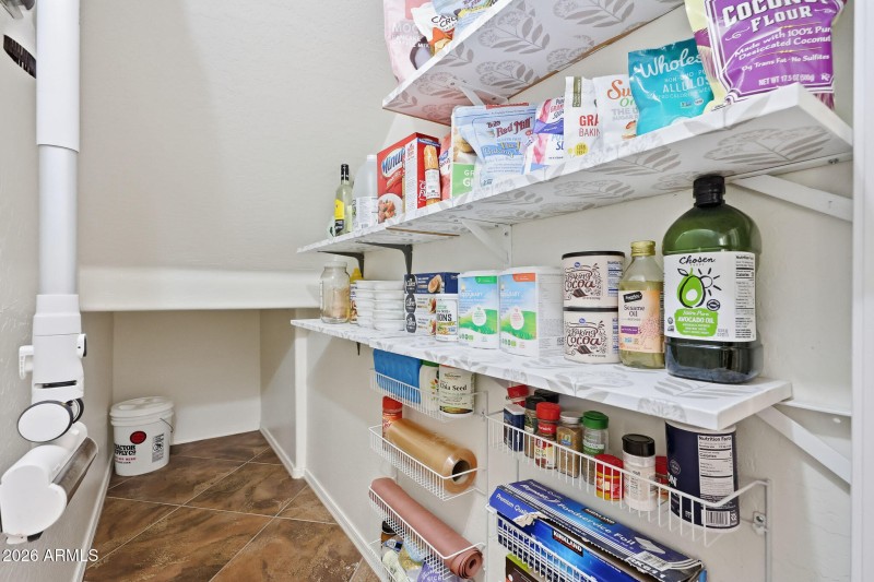 Walk-in Pantry with Storage