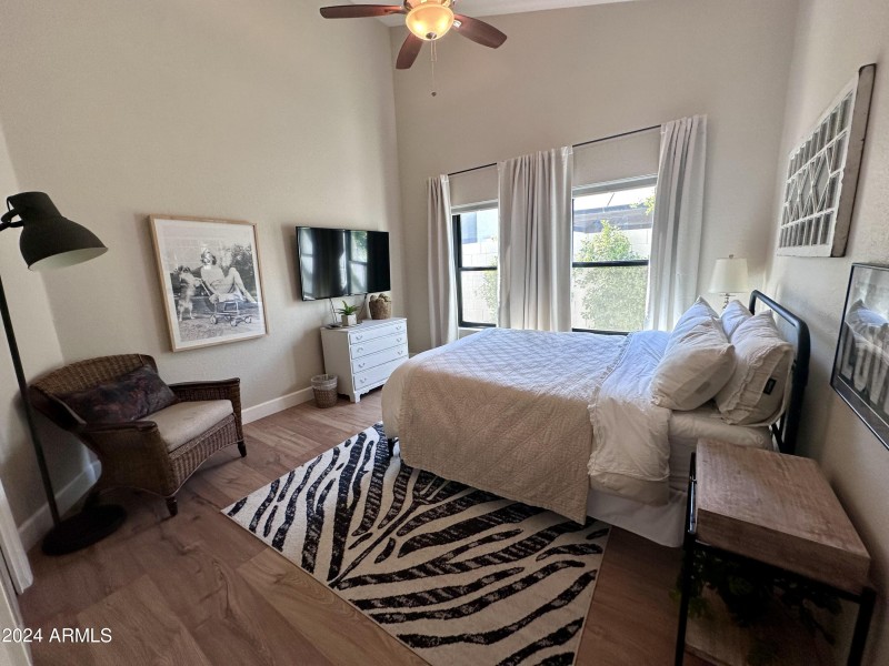 Bedroom 2/vaulted ceiling