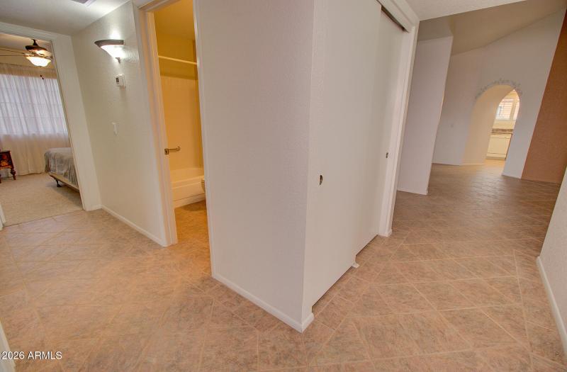 Tile in all common areas