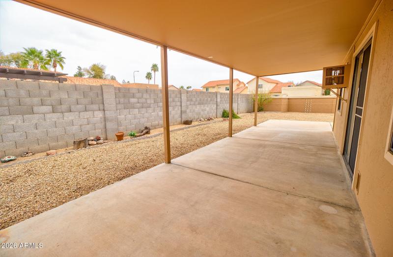 Great Patio for BBQ's