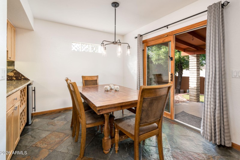Dining to Covered Patio