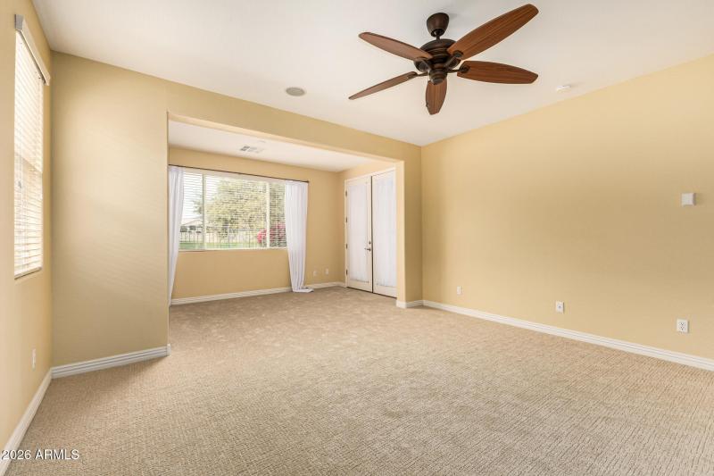 Arcadia Doors in Sitting Area/ Master