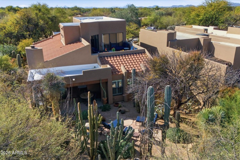 Aerial View of Backyard