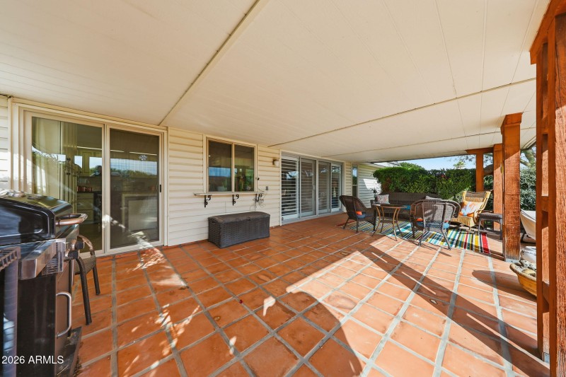 Covered Back Patio