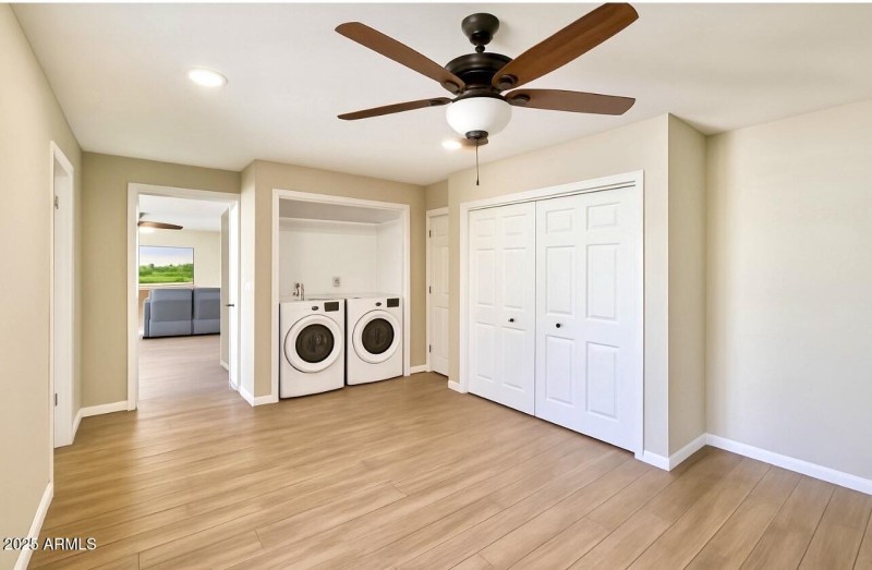 Third bedroom with closet & Laundry
