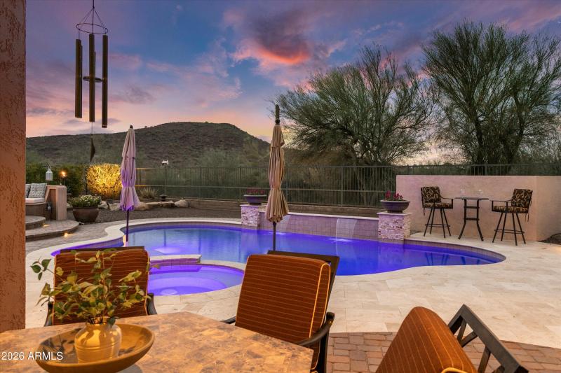 BACKYARD AT TWILIGHT