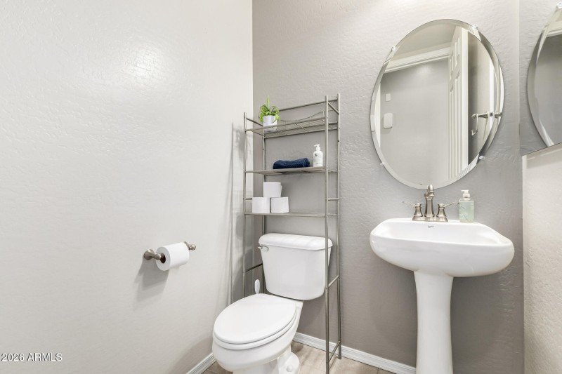 Guest Bathroom Poinsettia