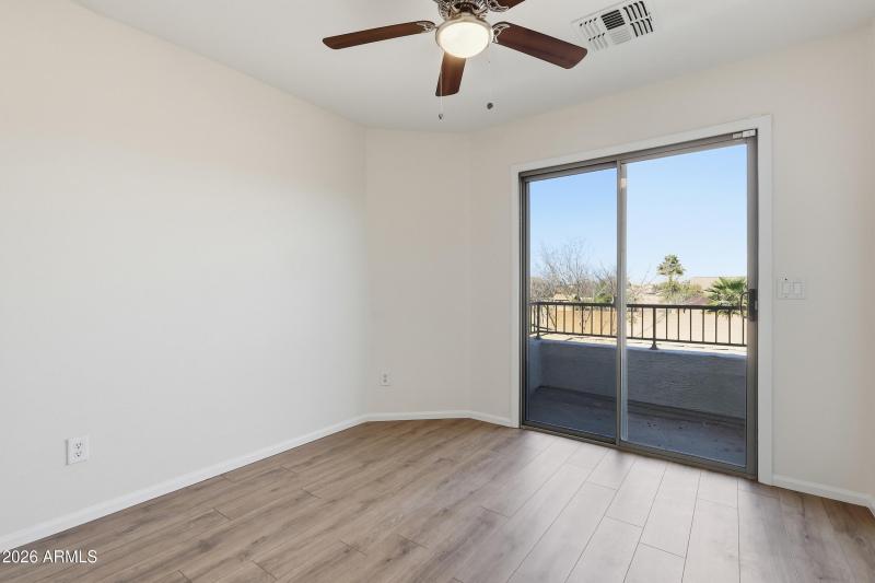 2nd bedroom with balcony