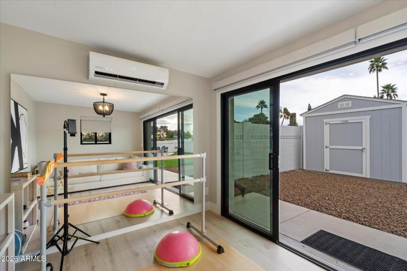 Sliding Glass Door To Backyard