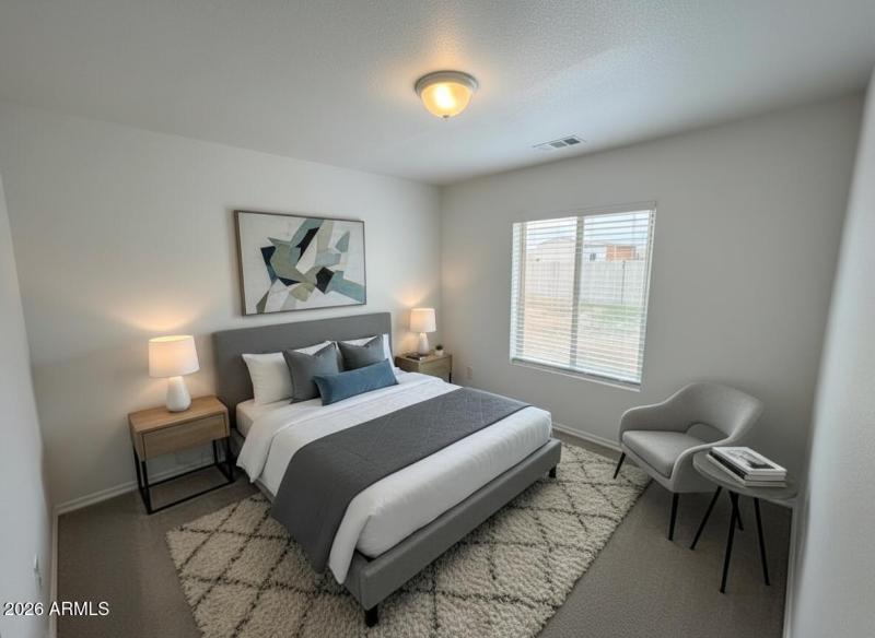 Secondary Bedroom 3- VIRTUALLY STAGED