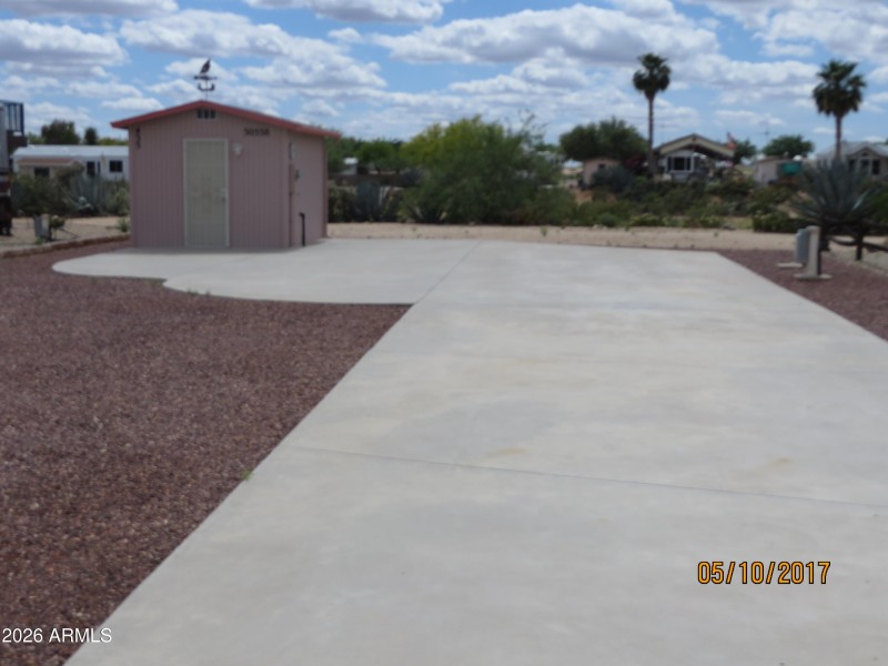 2 Paved Pad and Patio L43