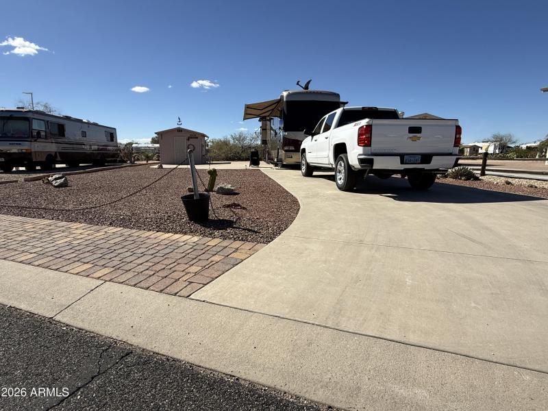 Concrete Drive and Patio Area