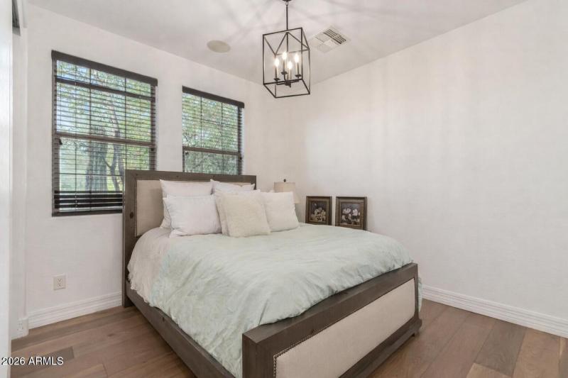 Cozy bedroom with natural light