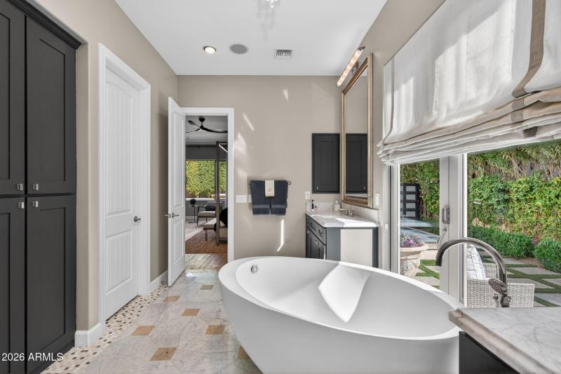 Primary Bath view to Private Shower/spa