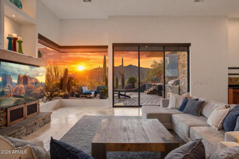 Sunset over Black Mountain