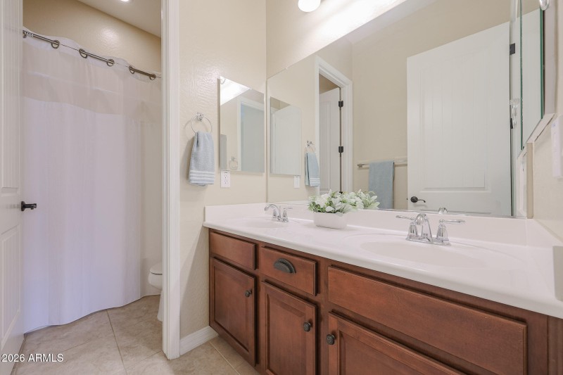 Third Full Bath w/ Double Sinks