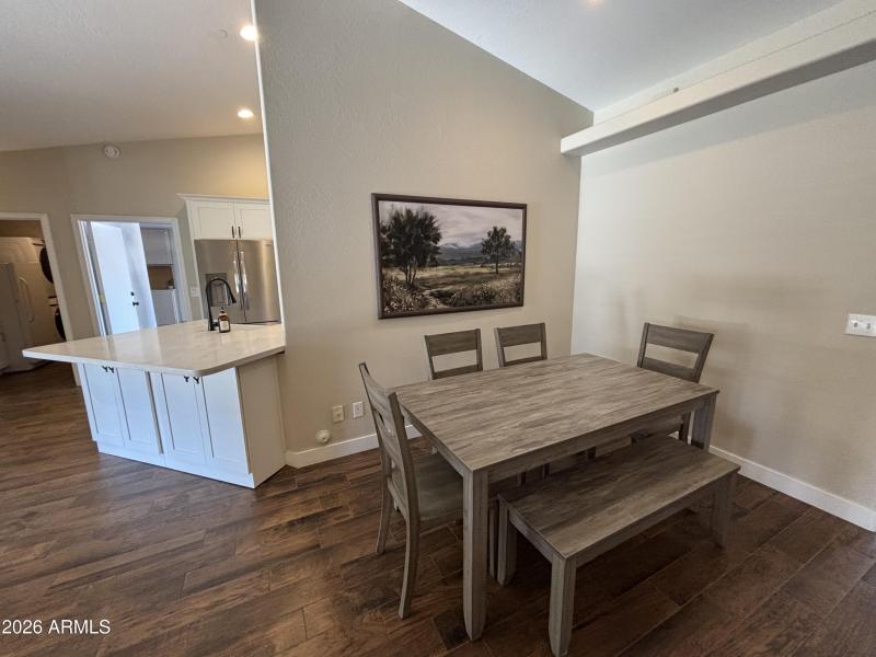 Dining area off kitchen