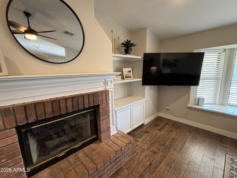 Fireplace in Family Room