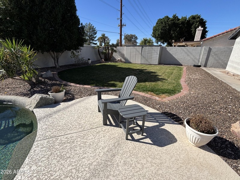 Soak in the sun next to the pool