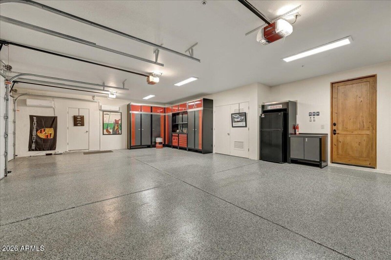 3 Car Garage with Epoxy Floor