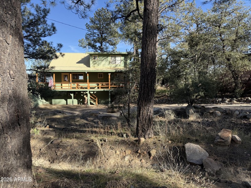 Cabin from a distance