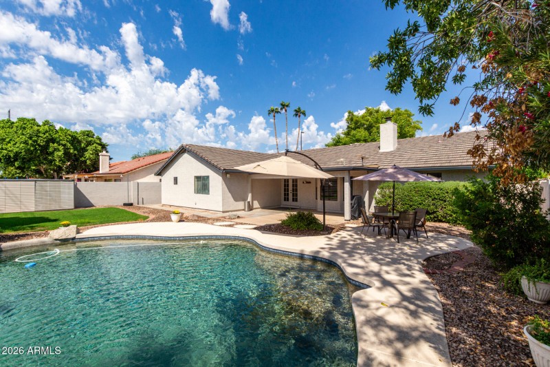 Enjoy relaxing in your salt water pool