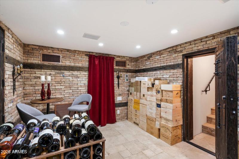 Temperature controlled wine cellar