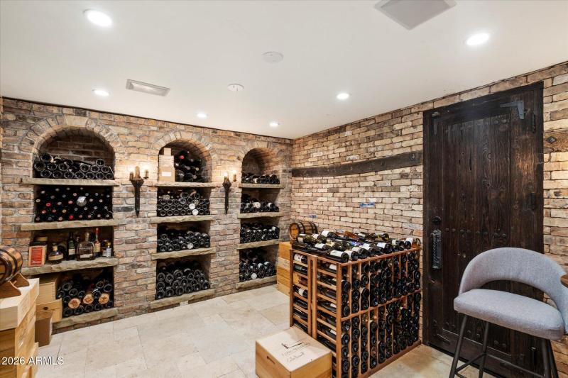 Temperature controlled wine cellar