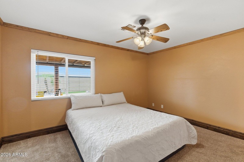 Primary bedroom and updated window