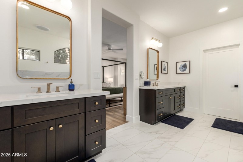 Primary Bathroom w/ Dual Vanities