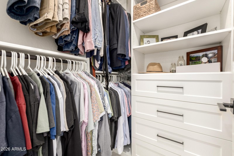 Primary Custom Closet (his)