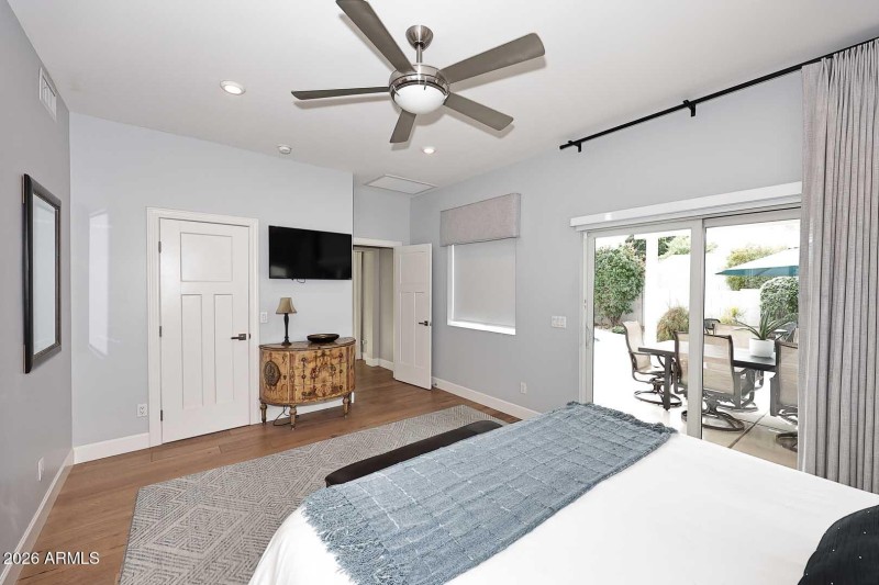 Primary Bedroom-Patio View