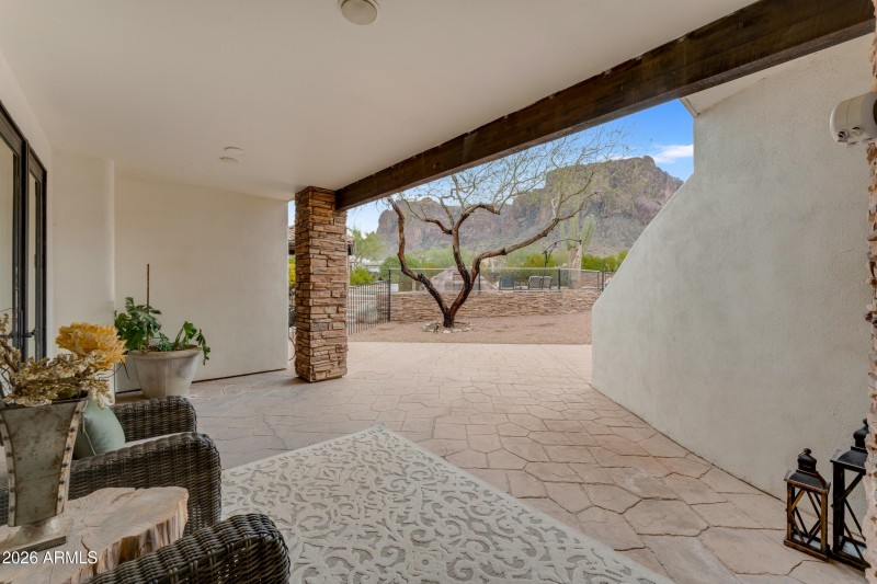 Patio outside master