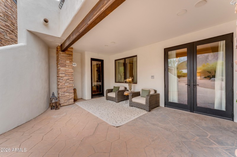 Patio outside master