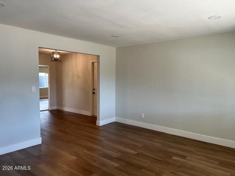 view from front entry